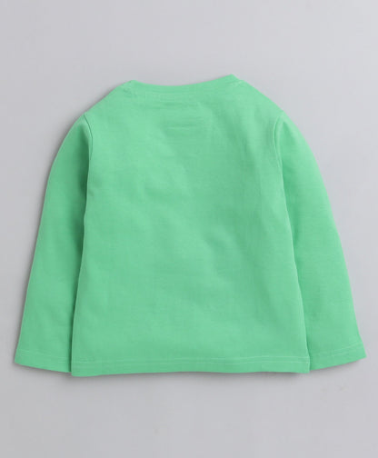 SS-BMZ-1300 / Green & Yellow Boys Full Sleeves T-Shirts