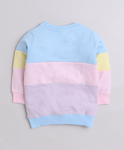 SS-BMZ-218300 / Multi Girls Full Sleeves Cotton Sweatshirt