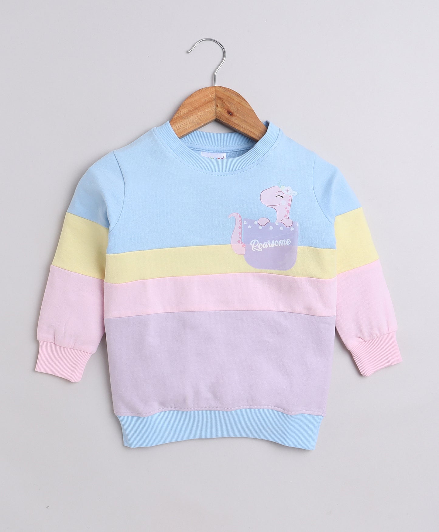 SS-BMZ-218300 / Multi Girls Full Sleeves Cotton Sweatshirt